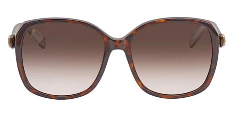 gg0371sk gucci|Gucci™ GG0371SK 002 57 Havana Sunglasses .